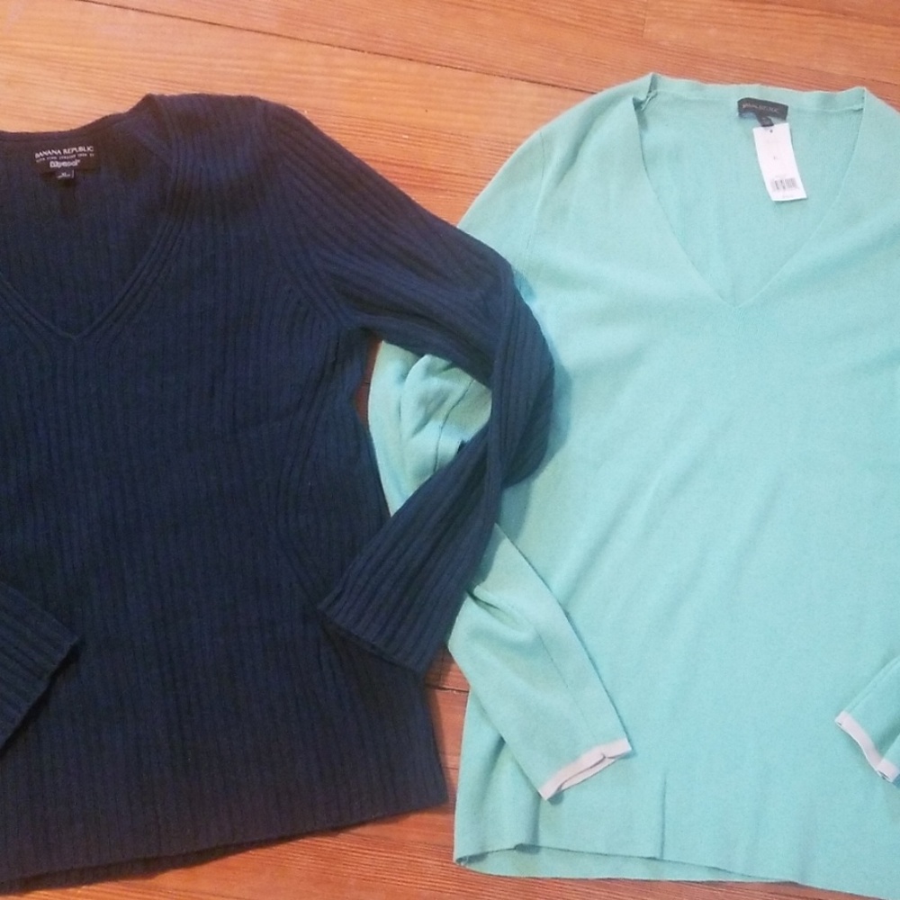2 banana republic sweaters filpucci